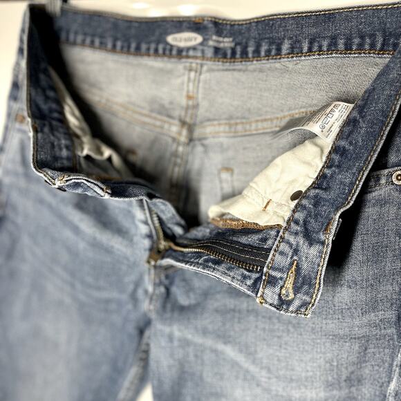 Old Navy Jeans Boot Cut Slim Blue Medium Wash Casual Mens Size 28x30 - Picture 4 of 9